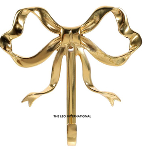 Gold Finished Brass Metal <b>Stocking</b> Holder Multifunctional Easy-to-Apply Hook for Home Craft <b>Christmas</b> Giftware - Product Image 2