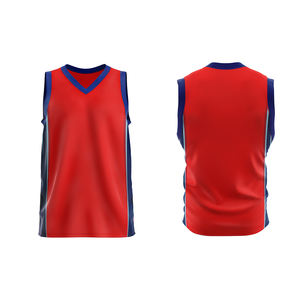 Maillot de basket-ball sans manches pour usage quotidien, chemise de sport athlétique, tissu en maille respirant, matériau à séchage rapide pour la pratique du basket-ball - Product Image 4