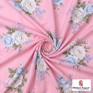 High Grade Digital Printed Cotton Lawn Fabric OEM ODM Textile Manufacturer Custom Made Fabric Supplier for Fashion Apparel - Product Image 2