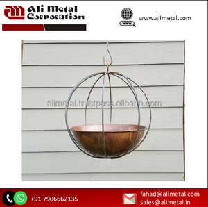 Iron Flora Hanging Planter Set of 2 Fully Customizable for Home Balcony Indoor & Outdoor Garden Decoration with Lush Blooms - Product Image 5