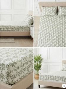 Ensemble de couvre-lit Kalamkari imprimé à la main, deux faces, pour un ajustement facile du matelas, au meilleur prix auprès du fournisseur. - Product Image 2