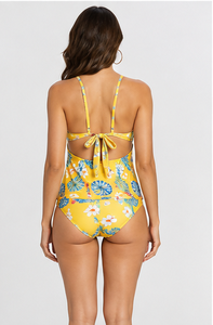 Ensemble de maillot de bain tankini sportif pour femme, haut de maillot de bain athlétique et short de bain, deux pièces, extensible, séchage rapide, respirant, pour la plage, la piscine, le fitness et les activités aquatiques - Product Image 5