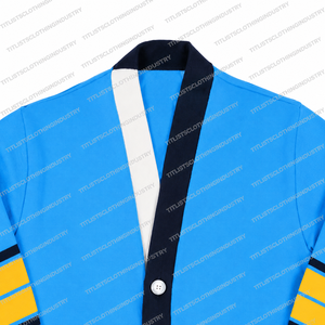 Pulls à col en V de haute qualité très demandés pour les sororités, les fraternités, les écoles, les collèges, les universités, avec logos, cardigans tricotés - Product Image 2