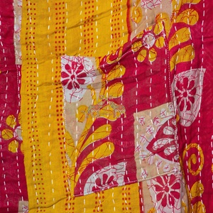 New Arrival Handwork Cotton Vintage Hand Made Kantha Work Long Fashionable and Designer Kantha <b>Kaftan</b> - Product Image 2