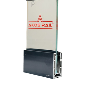 Alta qualità T2 Temper serie 6000 <span class=keywords><strong>in</strong></span> alluminio canale continuo naturale Akos <span class=keywords><strong>India</strong></span> 117x46 profili per ringhiera <span class=keywords><strong>in</strong></span> vetro - Product Image 4