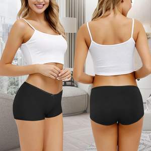 Braguitas tipo bóxer para mujer Signature, ligeras, de punto, transpirables, elásticas, de corte moderno, cobertura total, comodidad diaria - Product Image 1