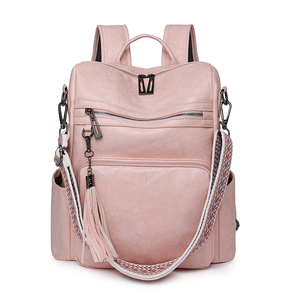 Modern Premium Leather <b>Backpack</b> With Functional Layout <b>Secure</b> Storage Sections Laptop Friendly Design And Comfortable Adjustable - Product Image 4