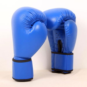 Gants de boxe en cuir noir à lacets avec sangle de poignet réglable pour adultes, qualité supérieure, dernier design avec OEM ODM - Product Image 1