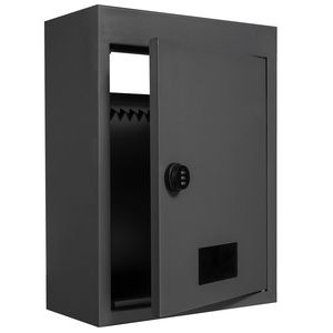 Cassetta Postale Robusta in Acciaio da Montare Attraverso il Muro con Serratura a Combinazione da 2.8-7.9'' (13'') e Vano Postale da 12.5x6.3x16.9'' - Product Image 1