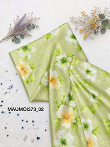 Tissu Charmeuse Imprimé Floral Viet Thang 8027 100% Polyester 150/160cm Respirant Léger pour Vêtements Femme Homme et Tenues d'Intérieur - Product Image 5