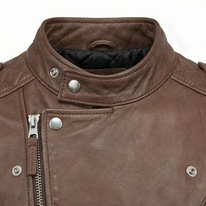 Veste de moto en cuir véritable pour homme de qualité supérieure, nouvelle arrivée, vestes de moto d'hiver, protections amovibles, personnalisables - Product Image 4