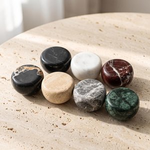 Poignée de porte en marbre et laiton, étanche, écologique, faite à la main, design moderne haut de gamme, personnalisable – Offre Spéciale - Product Image 2