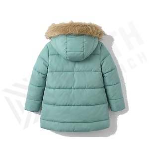 Hooded Quilted Waterproof <b>Bubble</b> Jacket Black Full Sleeve Winter Windproof Cotton Shell Knitted Fabric Polyester Filling Stand - Product Image 2