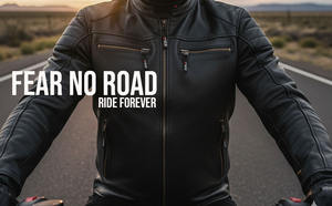 Blouson de moto pour homme en cuir de buffle naturel, ventilé, pour cruiser, motard, touring, toutes saisons, marron - Product Image 4