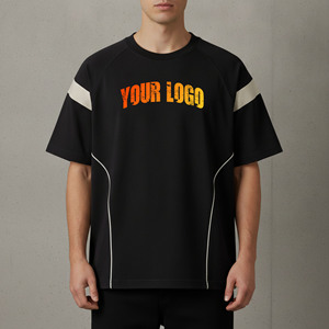 เสื้อยืดผู้ชายผ้าฝ้าย 100% สุดฮิตปี 2026 รักษ์โลก สไตล์ฮิปฮอป แบบเรียบสีพื้น ไม่ยับ รับสกรีนลาย - Product Image 4