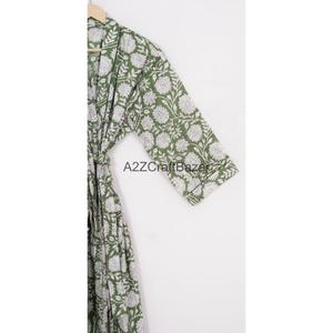 ชุดนอนผู้หญิงผ้าฝ้าย 100% ลายดอกไม้โรแมนติก ชุดเซ็ตสำหรับฤดูใบไม้ร่วง/ฤดูหนาว/ฤดูใบไม้ผลิ/ฤดูร้อน คอวี แขนยาวเต็มตัว - Product Image 3