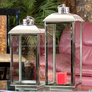 Lanterne suspendue moderne en métal pour décoration intérieure/extérieure durable personnalisée en gros avec verre pour Noël Pâques - Product Image 6