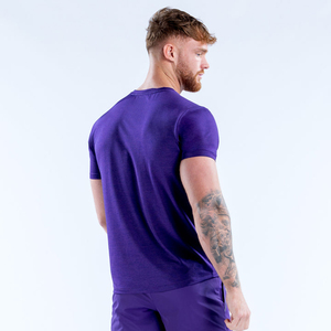 Camisetas Deportivas para Hombre con Cuello Redondo, Ajustadas, de Secado Rápido, Transpirables, para Entrenamiento y Running, con Impresión de Logotipo de Marca Personalizada - Product Image 6