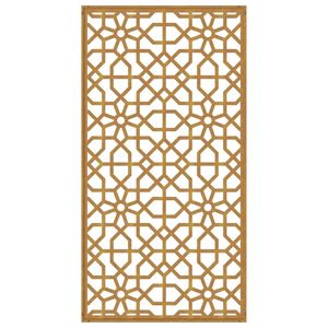 Décoration murale de jardin en acier corten rouillé 41,3 x 21,7 pouces, produit d'art métallique - Product Image 5