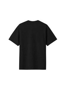 T-shirt à manches courtes pour homme, coupe classique, couleur unie, col rond, jersey de coton, vêtements décontractés - Product Image 2