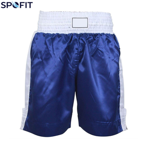 กางเกงขาสั้นผู้ชายรุ่นใหม่ล่าสุด ระบายอากาศได้ดี ดีไซน์ทันสมัย รับสกรีนโลโก้ กางเกงมวยไทย MMA ยิม บ็อกซิ่ง สำหรับเด็กผู้ชาย - Product Image 1