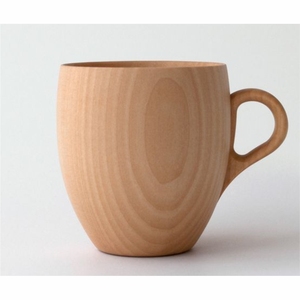Eco Friendly Handmade Natural Wooden Coffee Mug Vintage Wood <b>Tea</b> <b>Cup</b> Custom Logo Wholesale <b>Large</b> Beer Mug with Handle Wood Mugs - Product Image 3