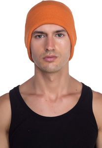 Beanie <b>Hat</b> for Men Women, Unisex Plain Cuffed Knit Skull Cap, Stretchy <b>Warm</b> Winter Casual <b>Hat</b> - Product Image 1
