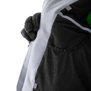 Ensemble de veste et pantalon de snowboard pour homme personnalisé, couleur vert-gris, à capuche, imperméable, pour l'hiver, ski, ensemble deux pièces, pour activités de plein air - Product Image 6