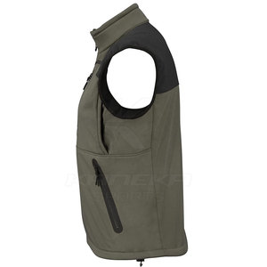 Chaleco Softshell Personalizado, Estilo Casual de Invierno, Ecológico, Transpirable, Tejido Resistente, Cierre Frontal Completo - Product Image 3