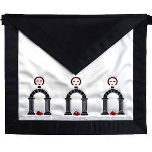 Mandil Masónico del Rito Francés de los Francmasones con Calidad Premium, Color y Logotipo Personalizados, Disponible en Todos los Tamaños - Product Image 2