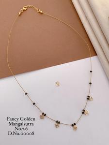 Collier pendentif élégant plaqué or avec strass rouge et perles de cristal pour femme, bijoux cadeau - Product Image 5