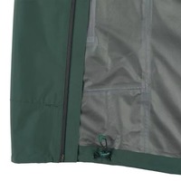 Veste imperméable pour homme, veste hardshell imperméable, coutures thermosoudées, capuche, respirante, veste de randonnée en plein air, vert moutarde