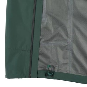 Men Raincoat Waterproof Hardshell <b>Jacket</b> Rain Shell Taped Seams Hooded Breathable Outdoor Hiking Coat Green Mustard Rain <b>Jacket</b> - Product Image 3