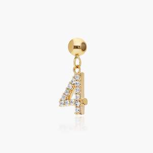 Colgante de Diamante Cultivado en Laboratorio con Inicial, Corte Brillante, Oro Blanco de 14K, Chapado en Rodio de Lujo, Certificado IGI, Regalo para Mujer - Product Image 6