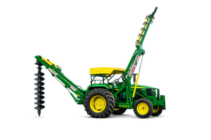 Tractor Mounted <b>Post</b> Hole <b>Digger</b> and Pole Erector for Utility Pole Installation - Product Image 4
