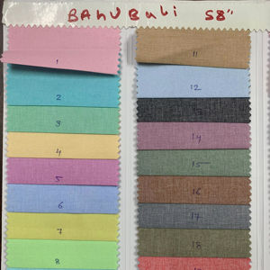 Suministro al por Mayor de Ropa Elegante y Prendas de Vestir, Tela de Mezcla de Polialgodón Bahubali de 58 cm de Ancho, de Vendedor Indio - Product Image 1