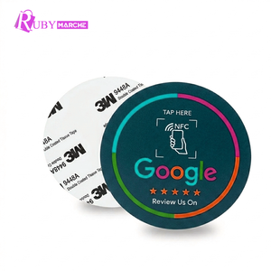 บัตรสมาร์ทการ์ด NFC NTAG216 กันน้ำ ผลิตตามสั่ง วัสดุ PVC ความถี่ 13.56MHz สำหรับร้านอาหาร โรงแรม ร้านเสริมสวย ธุรกิจค้าปลีก รีวิว Google - Product Image 1