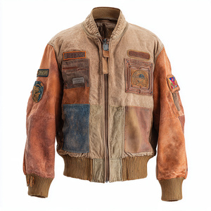 Chaqueta de Cuero Vintage de Alta Calidad, Muy Elegante y Moderna - Product Image 2