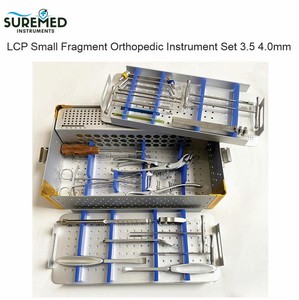 ชุดเครื่องมือศัลยกรรมกระดูกส่วนบน LCP Small Fragment Orthopedic Instrument Set ขนาด 3.5 4.0 มม. สำหรับการผ่าตัดกระดูกส่วนบน การตรึงกระดูก และการซ่อมแซมกระดูกหัก - Product Image 1