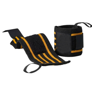 Bandes de maintien de poignet unisexes de haute qualité, souples et résistantes, pour l'entraînement en salle de sport, avec logo personnalisé, soutien pour la musculation, ceinture en caoutchouc et coton, prix bas - Product Image 4