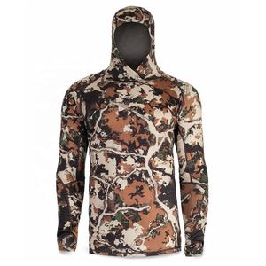 Sweat à capuche technique professionnel pour homme, séchage rapide, anti-humidité, thermique, manches longues, pour la chasse et les activités de plein air - Product Image 4
