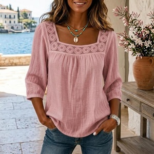 Top Negro sin Mangas para Mujer, Bordado Floral, Cuello Redondo, Elegante, para Verano, Chaleco con Bordado a Mano - Product Image 5