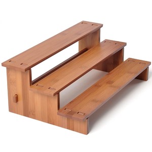Bamboo Spice Rack Organizer 30 <b>Jars</b> Wholesale - Handcrafted <b>Kitchen</b> <b>Storage</b> - Product Image 3