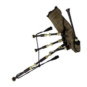 Baguettes à dudelsac professionnelles Great Highland avec montures en ivoire et languettes de drone réglables pour les spectacles sur scène - Product Image 4