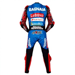 ชุดแข่งรถมอเตอร์ไซค์ Francesco Bagnaia MotoCP หนังวัว/หนังจิงโจ้ สำหรับขับขี่/แข่งรถมอเตอร์ไซค์ ระดับ 2 CE Pro - Product Image 2