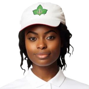 White AKA Ivy Crest Polo Shirt Women's Short Sleeve Embroidered Collar Casual Golf Polo Top with Green Shield Logo - Product Image 6