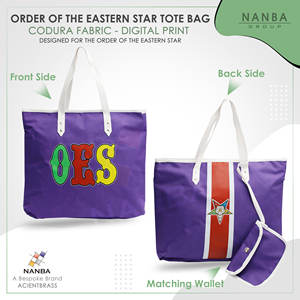 Sac fourre-tout écologique OES en Codura, sac à bandoulière en polyvinyle, broderie |   Fermeture éclair étanche avec emblème OES |   Unisexe Tous - Product Image 2