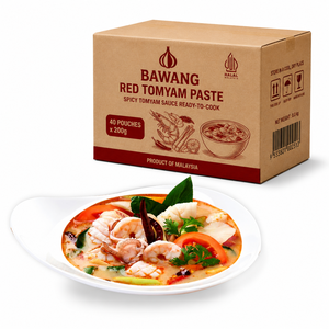 บาวัง ฮาลาล เรด ต้มยำ ตังกี้ เพสต์ 40 ซอง x 200 กรัม ซุปเผ็ดร้อนพร้อมปรุง รสเปรี้ยวเผ็ด จากมาเลเซีย - Product Image 1