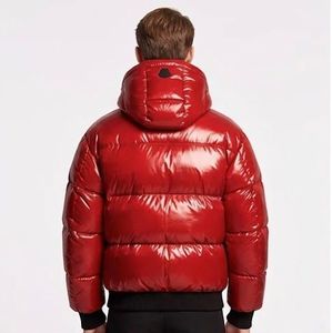 Bubble Oversized Custom Logo Front Outdoor <b>Puffer</b> Cotton Coat Autumn Plus Size <b>Men's</b> Stand Collar <b>Jackets</b> - Product Image 2