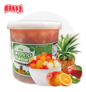 Mastercarefully 3,2 kg de boba à saveur de litchi, ingrédients pour bubble tea, carton - Product Image 6